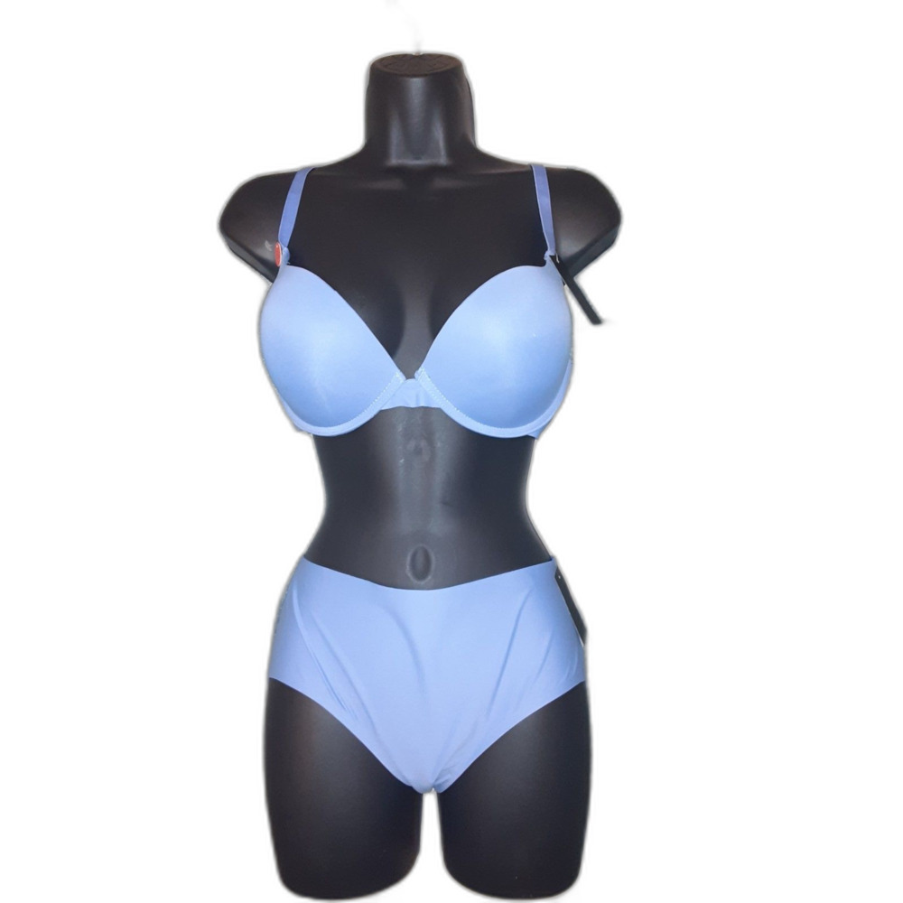 Youmita 40C Ocean Depths Padded Push Up Bra and XL Seamless Panty NWT